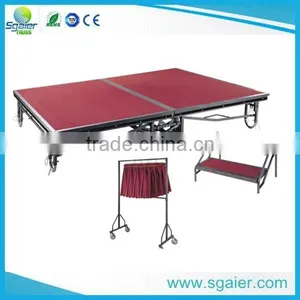 2017 Steel Folding Stage for Hotel Wedding Stage Dancing Stage thumbnail-5