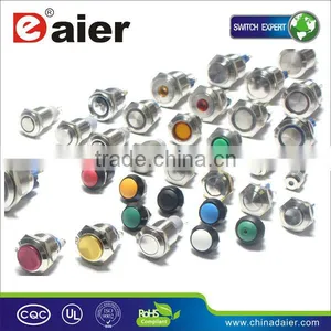 Daier LED Metal Push Button Switch /illuminated Switch/switch Vandal Resistant Push Button thumbnail-1
