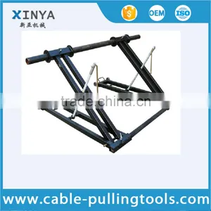 4 Tonne Scissor Lift Cable Drum Jacks Cable Drum Stand for Medium Sized Drums thumbnail-1
