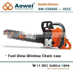 61cc Gas Powered Chain Saw With Oil Pump and Visible Fuel Level thumbnail-1