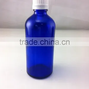 100ml Essential Oil Bottle Glass Blue thumbnail-1