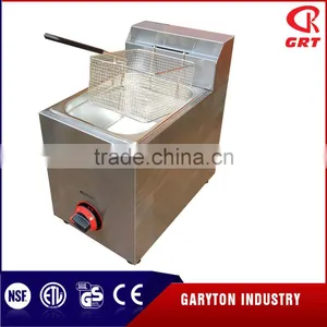 Hot Selling Stainless Steel Gas Deep Fryer GRT - G10L thumbnail-1