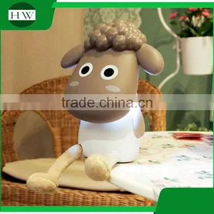 Plastic Cartoon Sheep Usb Charging Charge Led Reading Desk Table Lamp Light thumbnail-2