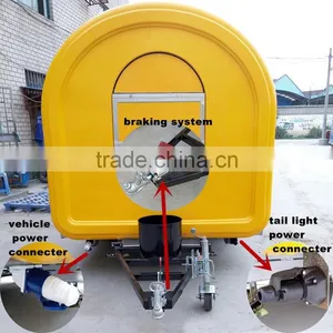 Food Vending Trailer Cars For Sale Mobile Restaurant Trailer/fast Snack Trailer/fast Food Carts Selling Food Truck With CE thumbnail-3