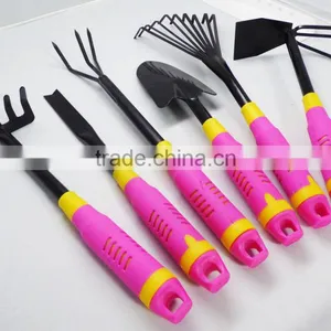 Pink 6 Piece Garden Tool Set - Trowel, Rake, Cultivator, Rakes & More! GIFT SET thumbnail-3