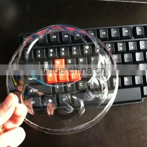 Clear and Safe Disposable Plastic Bowl Cover / Sundae Cup Cover thumbnail-1