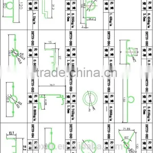 2014 Hot Order ! Anodized Aluminium Profile for Solar Frame by Drawings and Fixed Fitting With Mill Finished Aluminium Corner thumbnail-3
