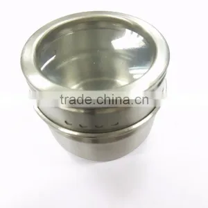 2016 Kitchen Stainless Steel Magnetic Condiment Tins Set thumbnail-2