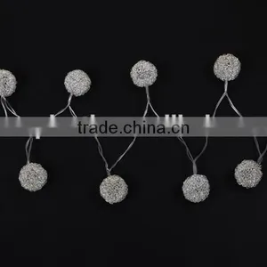 Christmas Led Light Battery Operated Led String Lights Aluminium Ball thumbnail-4
