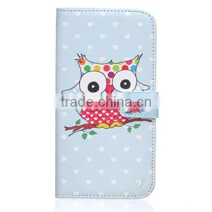 Painting Phone Case Wallet Leather Case Leather Flip Holster for Samsung S7 Edge thumbnail-5