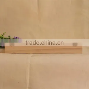 Exquisite Transparent Cover Wooden Cosmetics Storage Box, Square Wood Lattice Packaging Box thumbnail-2