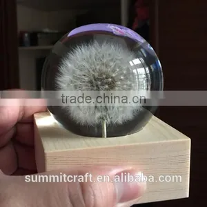 Custom Real Dandelion Paperweight Gift thumbnail-3