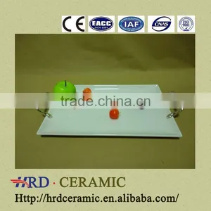 Wholesale Stock Ceramic Dinner Plates With Handle thumbnail-1