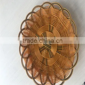 Beautiful Plastic Rattan Storage Basket for Supermarket thumbnail-1
