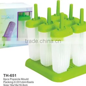 6pcs Ice Maker Popsicle Molds Lolly Moulds thumbnail-1