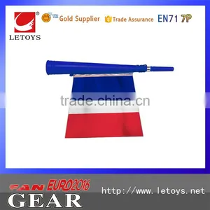 Eco-friendly PE Horn French Fans Horn With National Flag thumbnail-1