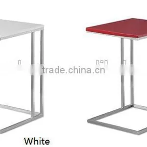 China Supplier Square Polished Metal Stainless Steel Computer End Table Frame thumbnail-3