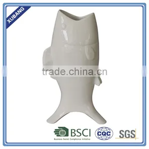 Low Price High Quality Resin Decorative Fish Open Mouth Vase thumbnail-2