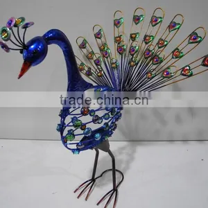 Special Metal Peacock Decoration for Stores thumbnail-1