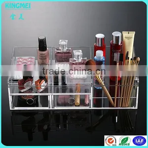 Factory Directly Sale Lower Sample Cost High Transparent Acrylic Cosmetic Boxes thumbnail-2