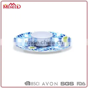 12" Inch Mischievous Slipper Design Printing on Party 30cm Melamine Chip&dish Plate thumbnail-3