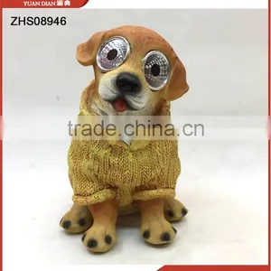 Newly Hallway Lamp Resin Dog Solar Direct Outside Post Light thumbnail-1