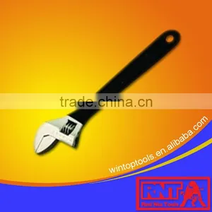 Dipped Handle Adjustable Wrench thumbnail-1