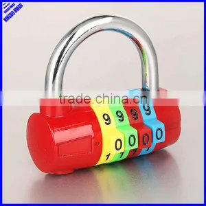 Nice Color 4 Digit Combination Cute Padlock thumbnail-1