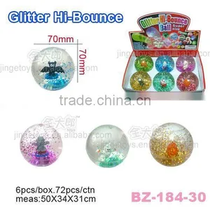 Sell Glitter Bouncing Ball Toys, Glitter Bouncing Ball With Animals thumbnail-1