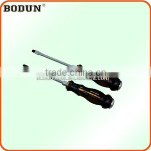 D1070 224 Black and Brown Transparent Wear Heart Handle With Two Use Screwdriver thumbnail-1