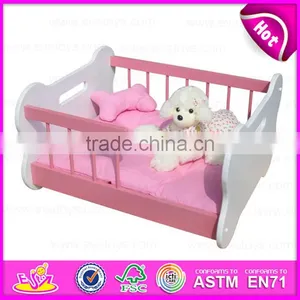 2015 Colorful Luxury Wooden Large Dog Bed,Comfortable Wooden Large Dog Bed,Hot Sale Fashionable Dog Product Pet Bed W06F005B thumbnail-3