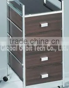 Home Furniture Rolling Plastic Storage Trolley, Mobile P.P Drawer Cart thumbnail-6