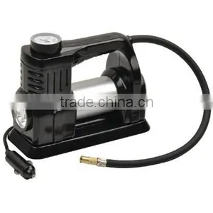 S80302 Portable In Car Air Compressor Gauge Bike Balls Tyre Inflator Pressure Pump LED thumbnail-1