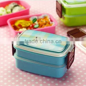 Microwave Oven Clear Plastic Lunch Box, High Quality Lunch Box,Custom Plastic Compartment Lunch Box thumbnail-1