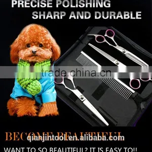 QJ-PT26 Professional Pet Cleaning Product Pet Scissor Set thumbnail-3