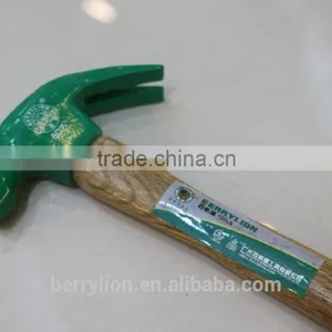 Berrylion 0.25-0.5kg Claw Hammer Forged Finished Claw Hammer With Wooden Handle thumbnail-1
