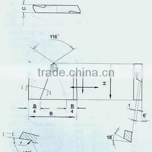 GB5245-85 And YS/T79-1994 Standard Welding Blade--For Twist Drill and Straight Groove Drill thumbnail-1