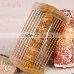Both Sides of Wooden Comb;comb thumbnail-1