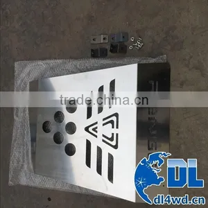 Aluminum Plate Sliver Color Skid Plate for Ford Ranger T7 2015-2016 thumbnail-1
