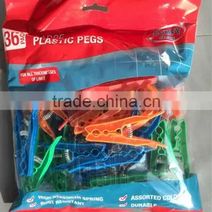 2014 New Designed Multicolored Plastic Cloth With Springer Large Pegs,Direct Factory/Manufactory Supply/industrial thumbnail-1