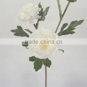 Hot Sell Small Single Stem Artificial Ranunculus Hotel Home Arrangement thumbnail-5