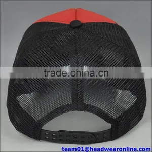 Caps Factory Made Custom Mesh Caps With Thick Screen Print Logo and String thumbnail-5