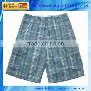 HOT-SELLING MENS CHECK BERMUDA STOCKS BU-011A thumbnail-1