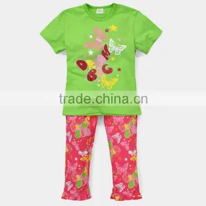 China Company Girls Boutique Clothing Summer 2016 Girl Clothes Set Lovely Children Clothing thumbnail-6