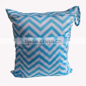 Portable Waterproof Zipper Wet Bag Diaper Bag thumbnail-2