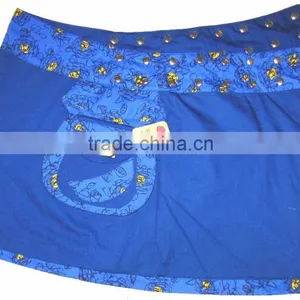 New Design Lady Chilly Grapes Wrap Skirt- Reversible- Wholesale thumbnail-3