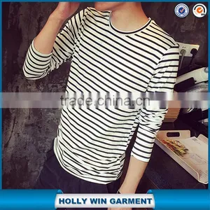 Men's Stripe Dri Fit Tshirt Wholesale China thumbnail-1
