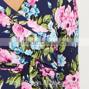 Dongguan Plus Size Maternity Clothes Manufacturers Nursing Floral Maxi Dress thumbnail-5