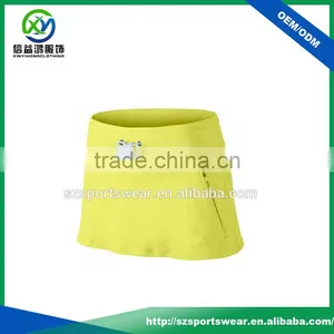 Bright Color Polyester Slim Fit Quick Dry Sport Lady Skirt thumbnail-1