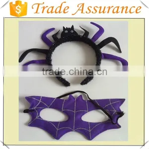 Hot Sale Fashion Party Anime Style Spider Headband and Mask,butterfly Mask thumbnail-1